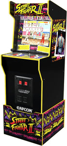 Arcade 1Up Capcom Legacy Street Fighter II Arcade Cabinet with Riser