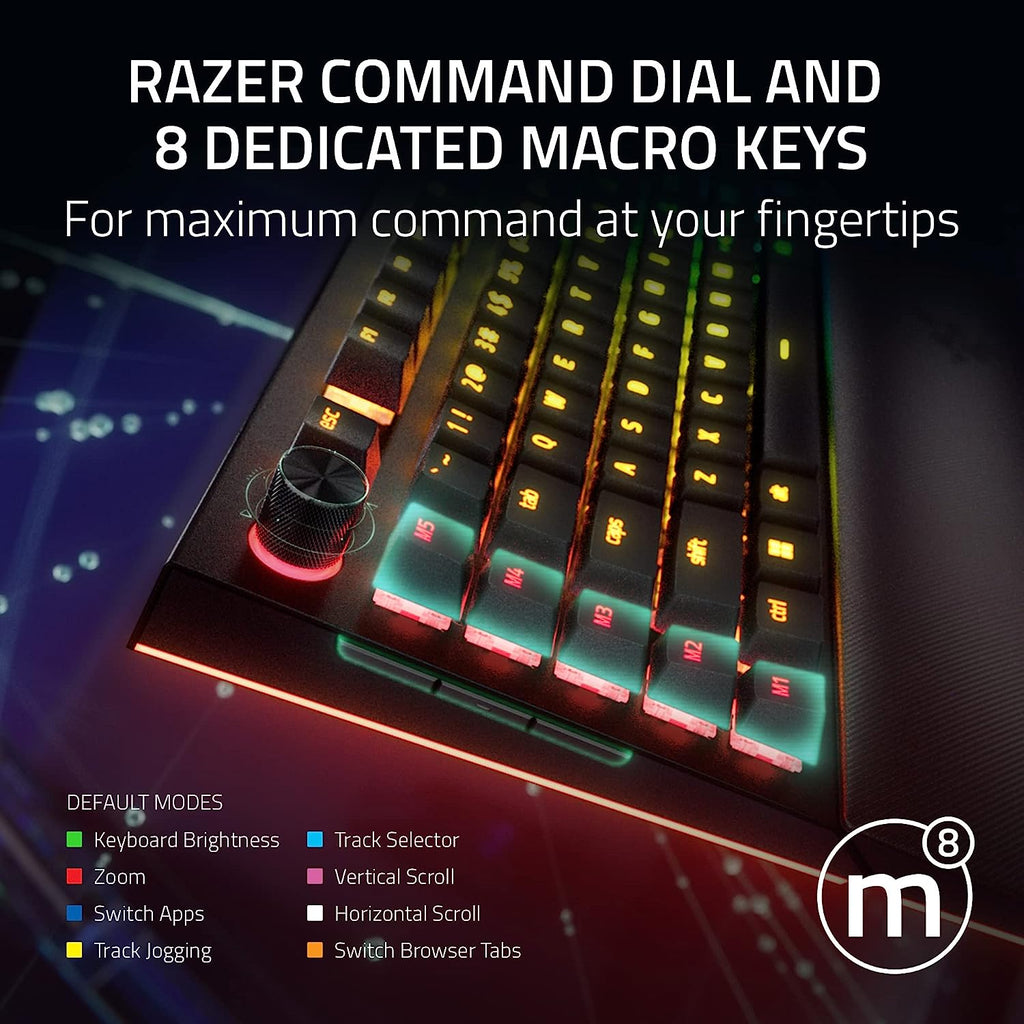 Razer BlackWidow V3 Wired Gaming Keyboard with Chroma RGB Backlighting  (Refurbished)