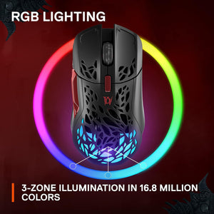 SteelSeries - Aerox 5 Wireless Honeycomb RGB Gaming Mouse - Diablo IV Edition