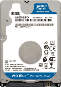 Western Digital Blue 500GB Internal SATA Hard Drive for Laptops