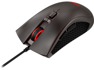 HyperX - Pulsefire FPS Pro Wired Optical Gaming Right-handed Mouse with RGB Lighting - Gunmetal/Black