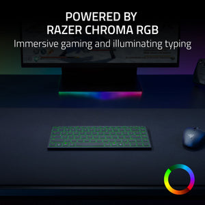 Razer - Joro Portable 75% Wireless Gaming Keyboard With Chroma RGB Backlighting - Black