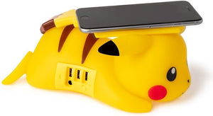Nacon - Teknofun Pokemon Pikachu Wireless Induction and USB Charging Station for Androids and iPhones