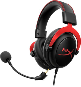 HyperX - Cloud II Pro Wired 7.1 Surround Sound Gaming Headset for PC, Xbox X|S, Xbox One, PS5, PS4, Nintendo Switch, and Mobile - Black/Red