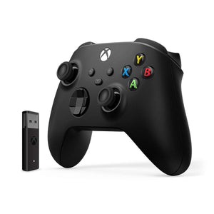 Microsoft - Controller for Xbox Series X|S, and Xbox One + Wireless Adapter for Windows 10 (Latest Model) - Black