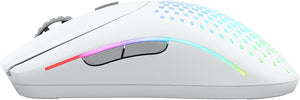 Glorious - Model O 2 Lightweight Wireless Optical Gaming Mouse with BAMF 2.0 Sensor - Matte White