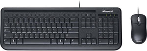 Microsoft - Wired Keyboard and Mouse Desktop 600 For Business - Black