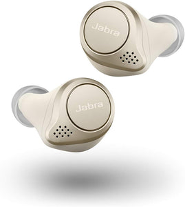 Jabra - Elite 75t True Wireless Active Noise Cancelling In-Ear Headphones - Gold Beige