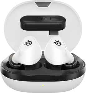 SteelSeries - Arctis GameBuds True Wireless Noise Cancelling Gaming Earbuds for PS5, PS4, PC, Switch - White