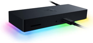 Razer - Thunderbolt 4 Dock with Chroma RGB Lighting - Black