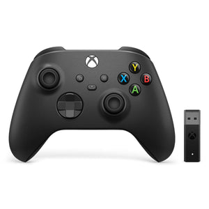 Microsoft - Controller for Xbox Series X|S, and Xbox One + Wireless Adapter for Windows 10 (Latest Model) - Black