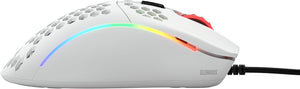 Glorious - Model D- Minus Wired RGB Gaming Mouse - Matte White