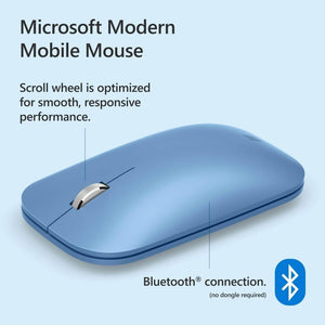 Microsoft - Modern Mobile Wireless BlueTrack Mouse - Sapphire