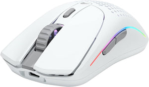 Glorious - Model O 2 Lightweight Wireless Optical Gaming Mouse with BAMF 2.0 Sensor - Matte White