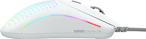 Glorious Model O 2 Wired RGB Gaming Mouse with BAMF 2.0 Sensor - Matte White