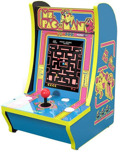 Arcade1Up Ms.Pac-Man Counter-Cade 4 Games in 1 - Blue