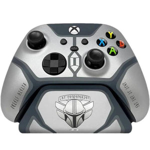 Razer - Xbox Wireless Controller and Quick Charging Stand - The Mandalorian Beskar Edition