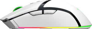 Razer - Cobra Pro Wireless Gaming Mouse with Chroma RGB Lighting and 10 Customizable Controls - White