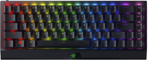 Razer BlackWidow V3 Mini Hyperspeed 65% Wireless Mechanical Linear Switch Gaming Keyboard with Chroma RGB Backlighting - Black