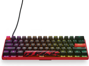 SteelSeries - Apex 9 Mini 60% Wired OptiPoint Adjustable Actuation Switch Gaming Keyboard with RGB Lighting - FaZe Clan Limited Edition