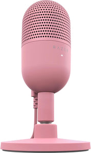 Razer - Seiren V3 Mini Wired Ultra-compact Condenser USB Microphone - Quartz Pink