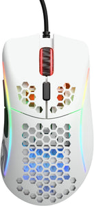 Glorious - Model D- Minus Wired RGB Gaming Mouse - Matte White