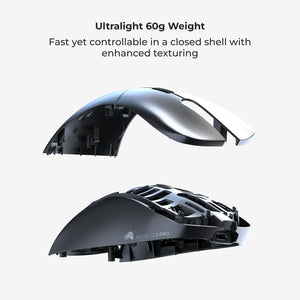 Glorious Model D 2 PRO Lightweight Wireless Optical Gaming Mouse with BAMF 2.0 Sensor - Matte Black