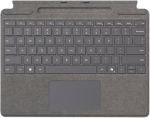 Microsoft - Surface Pro Keyboard with Pen Storage for Business - Platinum
