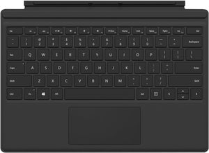 Microsoft - Surface Pro Signature Type Cover for Pro 3, Pro 4, Pro (5th Gen), Pro 6, Pro 7, Pro 7+ - Black