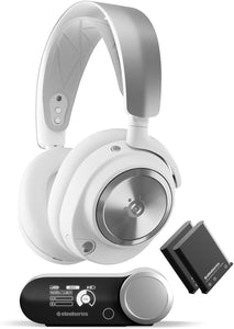 SteelSeries - Arctis Nova Pro Wireless Multi Gaming Headset for PC, PS5, PS4, Switch - White