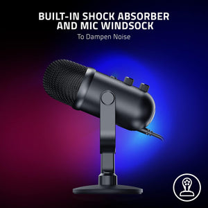 Razer - Seiren V2 Pro Professional-grade USB Microphone - Black