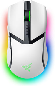 Razer - Cobra Pro Wireless Gaming Mouse with Chroma RGB Lighting and 10 Customizable Controls - White