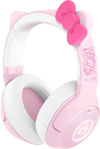 Razer - Kraken Kitty V2 BT Wireless Gaming Headset with Chroma RGB - Hello Kitty Edition - Pink