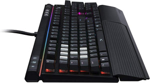 HyperX - Alloy Elite RGB Mechanical Clicky Cherry MX Blue Switch Gaming Keyboard - Black
