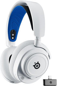SteelSeries - Arctis Nova 7P Wireless Gaming Headset for PS5 and PS4 - White