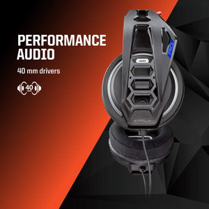 RIG - 400HS Performance Audio Gaming Headset with Noise-Cancelling Microphone for PS4 - Black