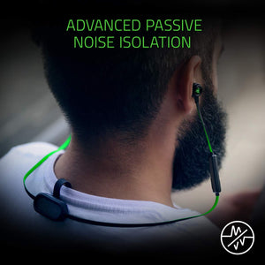 Razer - Hammerhead BT Wireless In-Ear Headphones - Green/Black