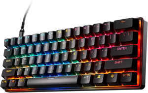 SteelSeries - Apex Pro Mini Gen 3 60% Wired OmniPoint Adjustable Gaming Keyboard with Rapid Tap - Black