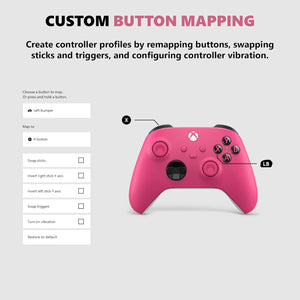 Microsoft - Xbox Wireless Controller for Xbox Series X/S, Xbox One, Windows Devices - Deep Pink