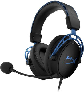 HyperX - Cloud Alpha S Wired 7.1 Surround Sound Gaming Headset for PC, PS4 and PS5 with Chat Mixer and Adjustable Bass - Black