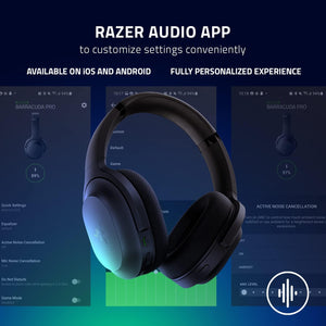 Razer - Barracuda Wireless Multi-platform Gaming and Mobile Headset - Black