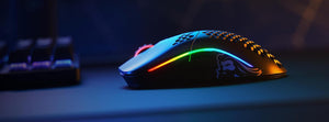 Glorious - Model O Wireless Optical Honeycomb RGB Gaming Mouse - Matte Black