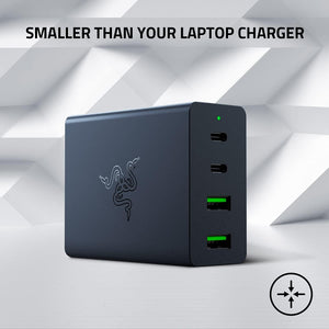 Razer - USB-C 130W GaN Charger Portable Powerhouse - Black