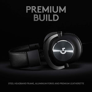 Logitech - G PRO X Wired 7.1 Surround Sound Gaming Headset for Windows - Black