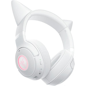 Razer - Kraken Kitty V2 Wireless Gaming Headset for PC, Mac, Mobile, and Tablet - White