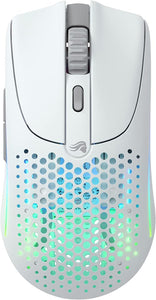 Glorious - Model O 2 Lightweight Wireless Optical Gaming Mouse with BAMF 2.0 Sensor - Matte White