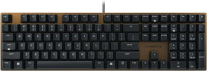 Cherry - KC 200 MX Mechanical Office Keyboard with MX2A Silent Red Switches - Bronze