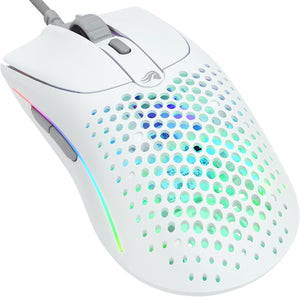 Glorious Model O 2 Wired RGB Gaming Mouse with BAMF 2.0 Sensor - Matte White