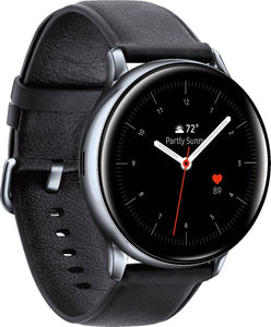 Samsung - Galaxy Watch Active2 Smartwatch 40mm Stainless Steel LTE (Unlocked) - Silver