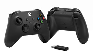 Microsoft - Controller for Xbox Series X|S, and Xbox One + Wireless Adapter for Windows 10 (Latest Model) - Black